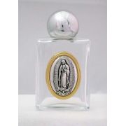 Our Lady Of Guadalupe Holy Water Bottle, Square, 1.75x3.25in.