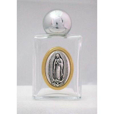 Our Lady Of Guadalupe Holy Water Bottle, Square, 1.75x3.25in. -  - WB5-GUAD