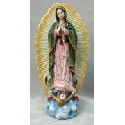 Our Lady Of Guadalupe, Painted, 9.5 Inch Statue