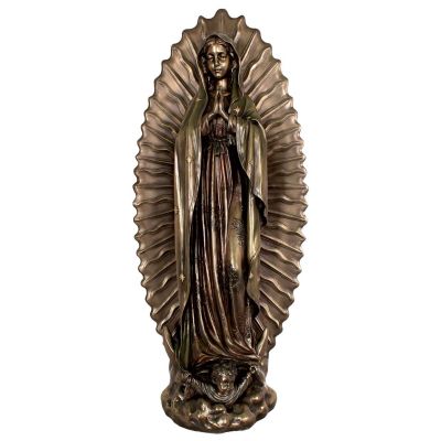 Our Lady Of Guadalupe Statue, Painted, Cast Bronze, 27in. -  - SR-75964
