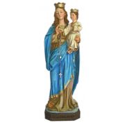 Our Lady Of The Rosary, Color, 11 Inch Statue