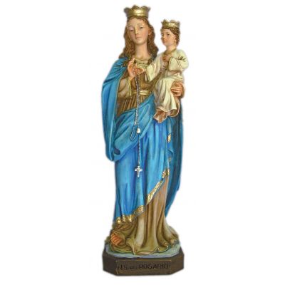 Our Lady Of The Rosary, Color, 11 Inch Statue -  - P-631