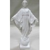 Our Lady Of The Smiles Statue, White, 9 Inch