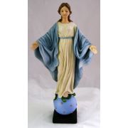 Our Lady Smiles Statue-Veronese, Painted In Full Color, 9in.