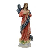 Our Lady Undoer Of Knots, Painted Statue, 8 Inch
