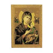 Our Lady of Perpetual Help Florentine Plaque, 5x7"