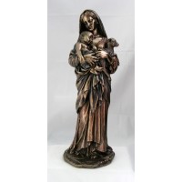L'innocence by Bouguereau, Hand-Painted cold cast bronze, 11.75inches L'innocence by Bouguereau, Hand-Painted cold cast bronze, 11.75inches