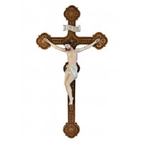 Crucifix, Fully Hand-Painted Color, 20" Crucifix, Fully Hand-Painted Color, 20"