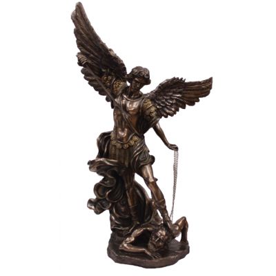 St. Michael, Cold-Cast Bronze, 45 inches -  - SRA-MIKE45
