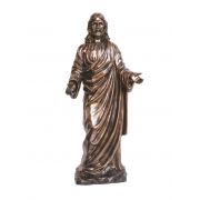 Welcoming Christ in cold cast bronze, 42"