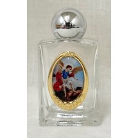 2-pk St. Michael Glass Holy Water Bottle - (2 Pack)