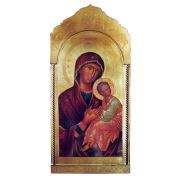 Madonna & Child icon, Florentine plaque, 21x45"