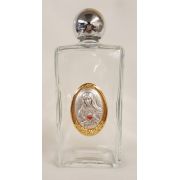 Immaculate Heart of Mary Large Holy Water Bottle, 5x2" - (Pack of 12)