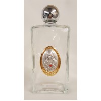 2-pk Immaculate Heart of Mary Large Glass Holy Water Bottle, 5x2" - (Pack of 12) - (2 Pack)
