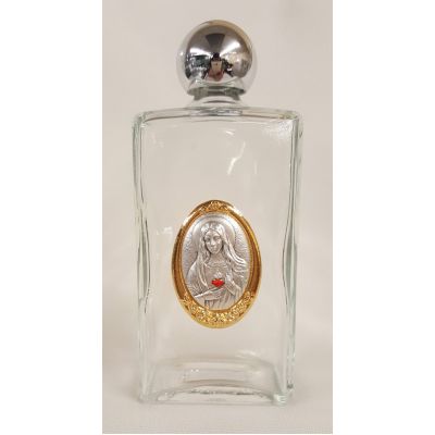 Immaculate Heart of Mary Large Holy Water Bottle, 5x2" - (Pack of 12) -  - WB13-IHM
