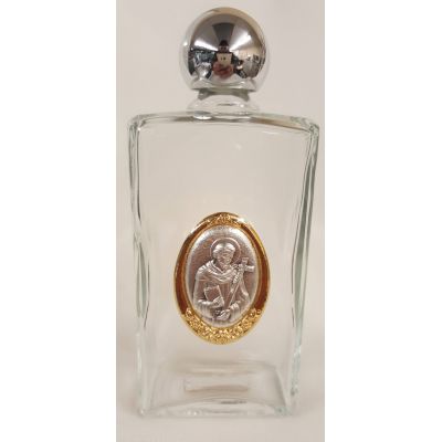 St. Francis Large Holy Water Bottle, 5x2" - (Pack of 12) -  - WB13-FRAN