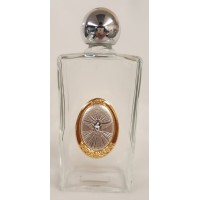 2-pk Glass Holy Spirit Large Glass Holy Water Bottle, 5x2" - (Pack of 12) - (2 Pack)