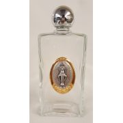 Miraculous Medal Large Holy Water Bottle, 5x2" - (Pack of 12)