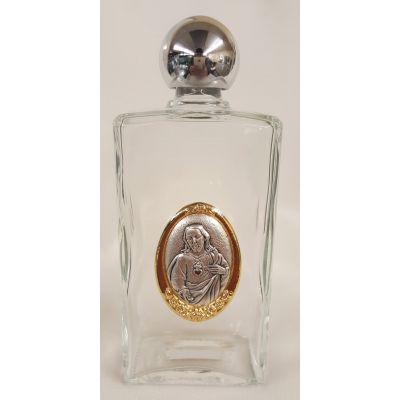 Sacred Heart of Jesus Large Holy Water Bottle, 5x2" - (Pack of 12) -  - WB13-SHJ