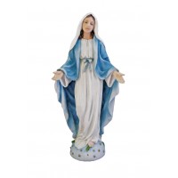 Lady of Grace, fully hand-painted color, 8"