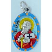 St. Paul Hand-Painted Medal, 1"x.5"