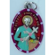 St. Gerard Hand-Painted Medal, 1"x.5"
