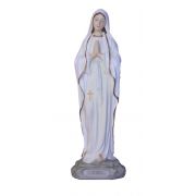 Our Lady of Lourdes, Full Hand-Painted Color, 8"