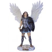 St. Michael w/o Devil, Full hand-Painted Color, 11"