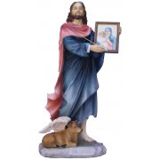 St. Luke, Full Hand-Painted Color, 8"