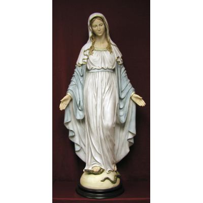 Lady of Grace, Hand-Painted Alabaster, 36 inches -  - 1400-C