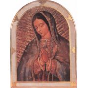 Our Lady of Guadalupe Florentine Plaque, 23x31"