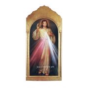 Divine Mercy Florentine Plaque, 21x45"