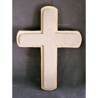 Plain Wood Cross 6.25 Inch w/Paint Kit
