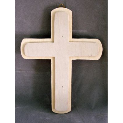 Plain Wood Cross 6.25 Inch w/Paint Kit -  - PC-48352