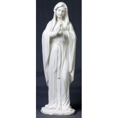 Praying Virgin, White, 11.75 Inch Statue -  - SR-74504-W