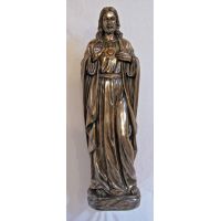 Sacred Heart Of Jesus Statue, Cold Cast Bronze, In/Outdoor, 40 Inch