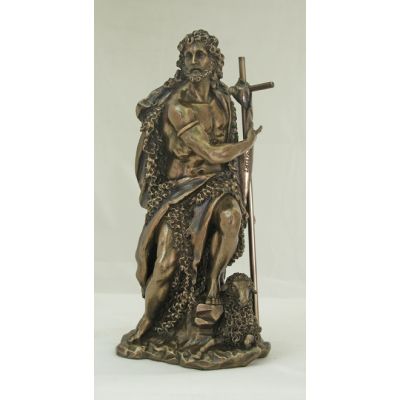 Saint John The Baptist, Cold-Cast Bronze, 9.5 Inch Statue -  - SR-75250