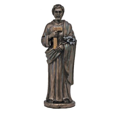 Saint Joseph The Worker, Cold-Cast Bronze, Painted, 5in. Statue -  - SRA-JOE5