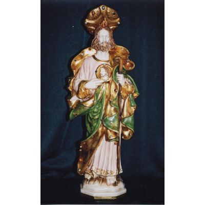 Saint Jude, Painted Ceramic Plaque, 20 Inch -  - P-502