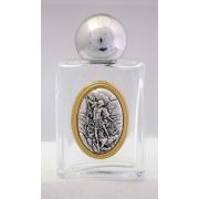 Saint Michael Holy Water Bottle, Square, 1.75x3.25 Inch