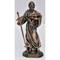 Saint Paul, Veronese, Painted Cast Bronze, 8in. Statue