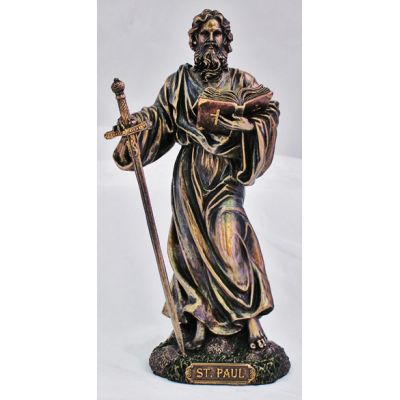 Saint Paul, Veronese, Painted Cast Bronze, 8in. Statue -  - SR-76015