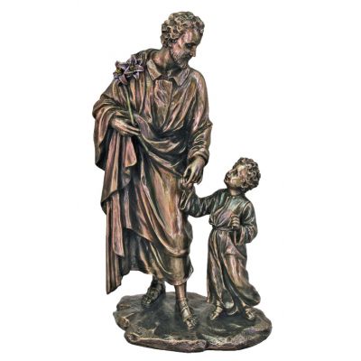 St. Joseph & Child From The Veronese Collection, 8.25 Inch Statue -  - SR-75952