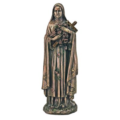 St. Theresa From The Veronese Collection In Cast Bronze, 8in. Statue -  - SR-75942