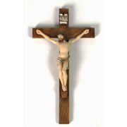 Wall Crucifix, Painted Colors, 10 Inch