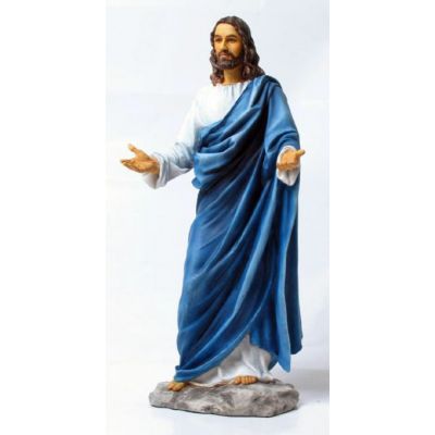 Welcoming Christ, Painted Statue, 12 Inch Italy -  - SR-73870-C
