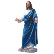 Welcoming Christ in fully hand-painted color
