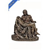 Pieta in cold cast bronze