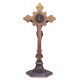 St. Benedict Crucifix, Lightly Painted, Bronze, Stands 24", Hangs 22" -  - SR-77286