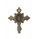 St. Benedict Crucifixion Font, Lightly Painted, Bronze, Stands/hangs -  - SR-77375